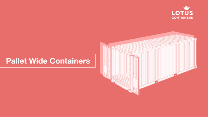 pallet wide container dimensions