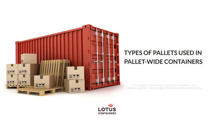 How many pallets are in a pallet-wide containers?