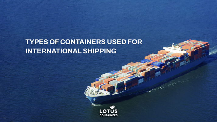 Cargo Containers used for International Shipping