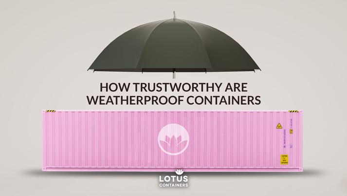 Trustworthy weatherproof storage containers